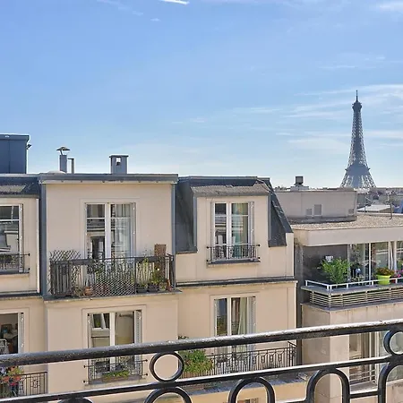 Daire Luxeux T2 De 85m2 Vue Sur La Tour Eiffel Paris